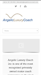 Mobile Screenshot of angelicluxurycoach.com